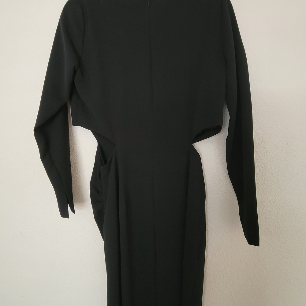 Zara Black Long Sleeve Dress - Picture 8 of 8